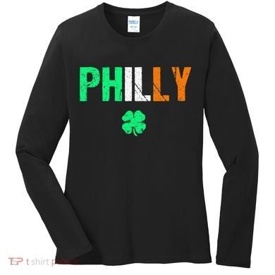 Philly Irish Philadelphia Saint Patrick's Day Women's Long Sleeve Shirt