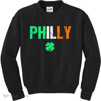 Philly Irish Philadelphia Saint Patrick's Day Kids Sweatshirt