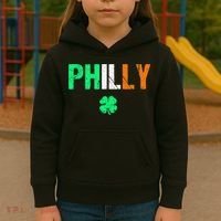 Philly Irish Philadelphia Saint Patrick's Day Kids Hoodie thumb 3