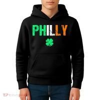 Philly Irish Philadelphia Saint Patrick's Day Kids Hoodie thumb 4