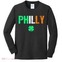 Philly Irish Philadelphia Saint Patrick's Day Kids Long Sleeve Shirt thumb 0