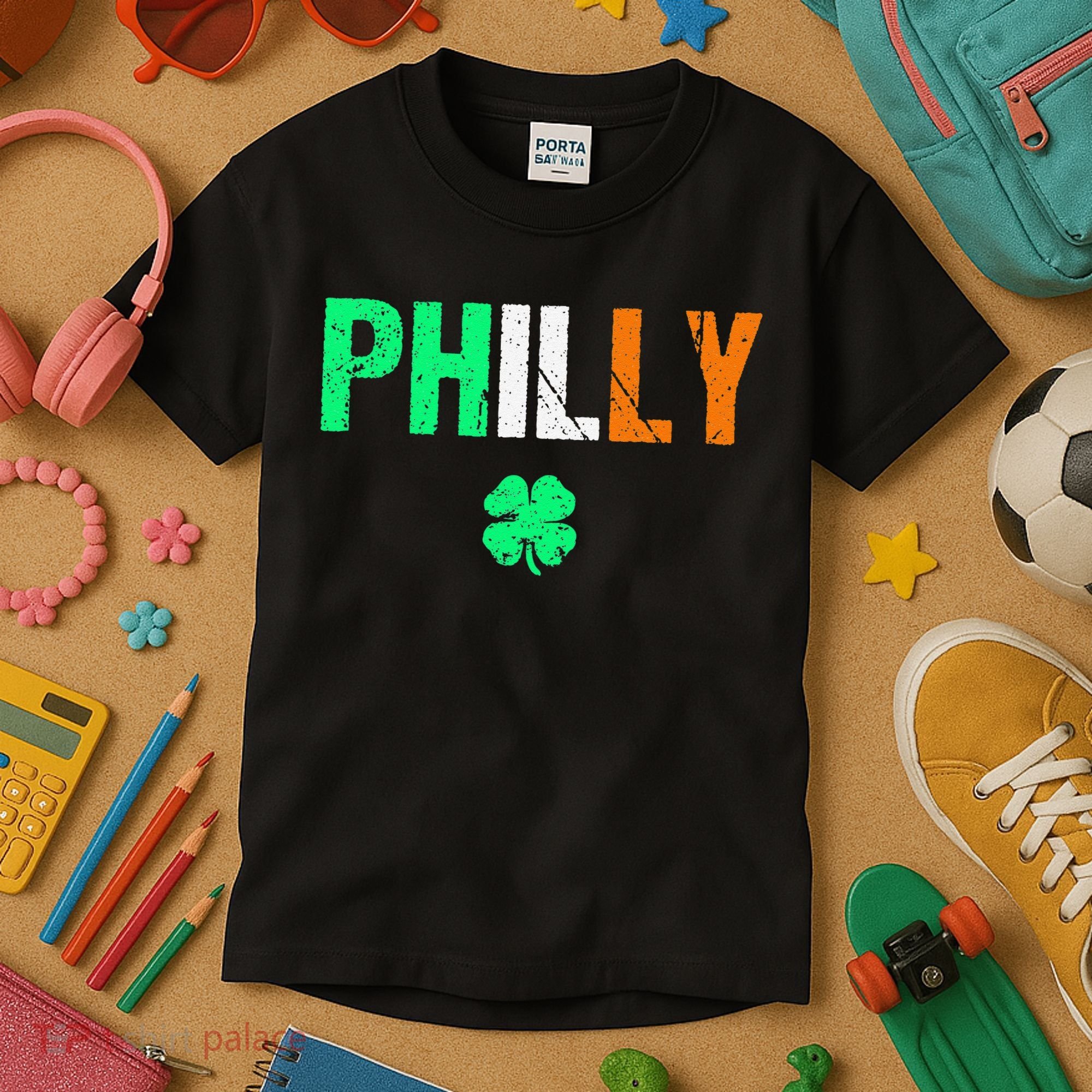 Philly Irish Philadelphia Saint Patrick's Day Kids T-Shirt