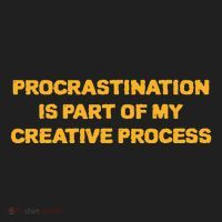Procrastination Is Part Of My Creative Process Dark Humor Beanie thumb 2