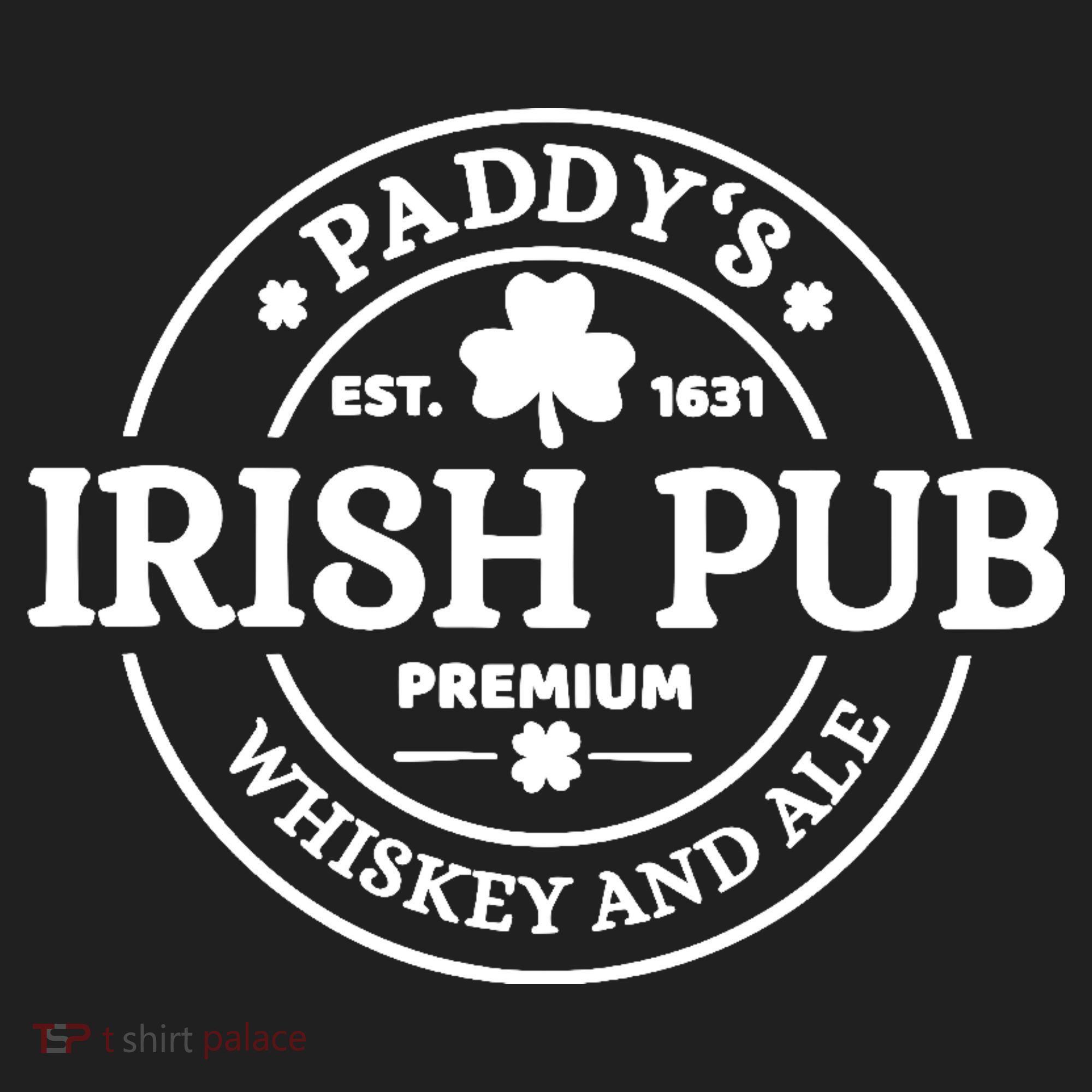 Paddy's Irish Pub Whiskey And Ale Golf Towel