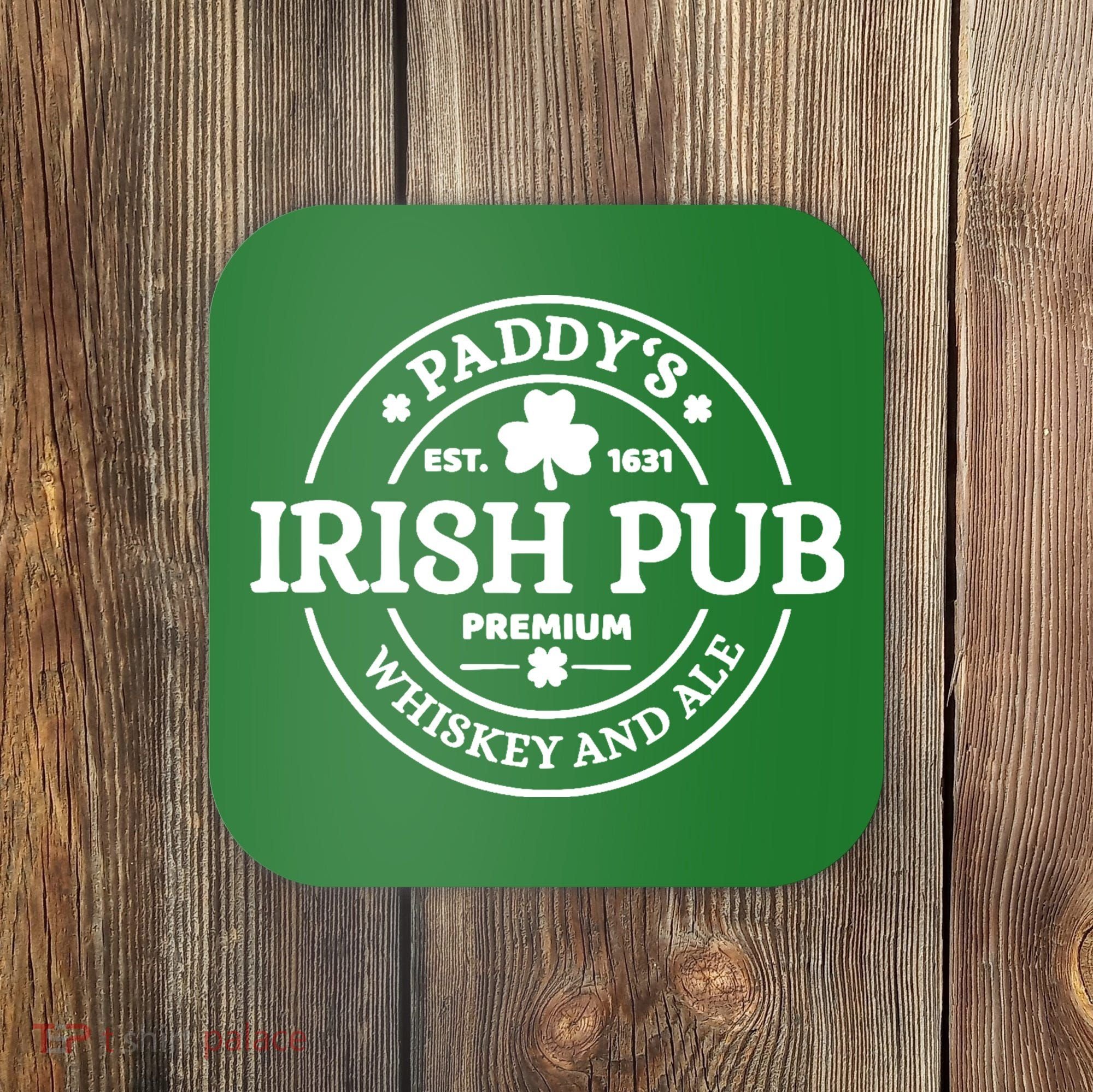 Paddy's Irish Pub Whiskey And Ale Coaster