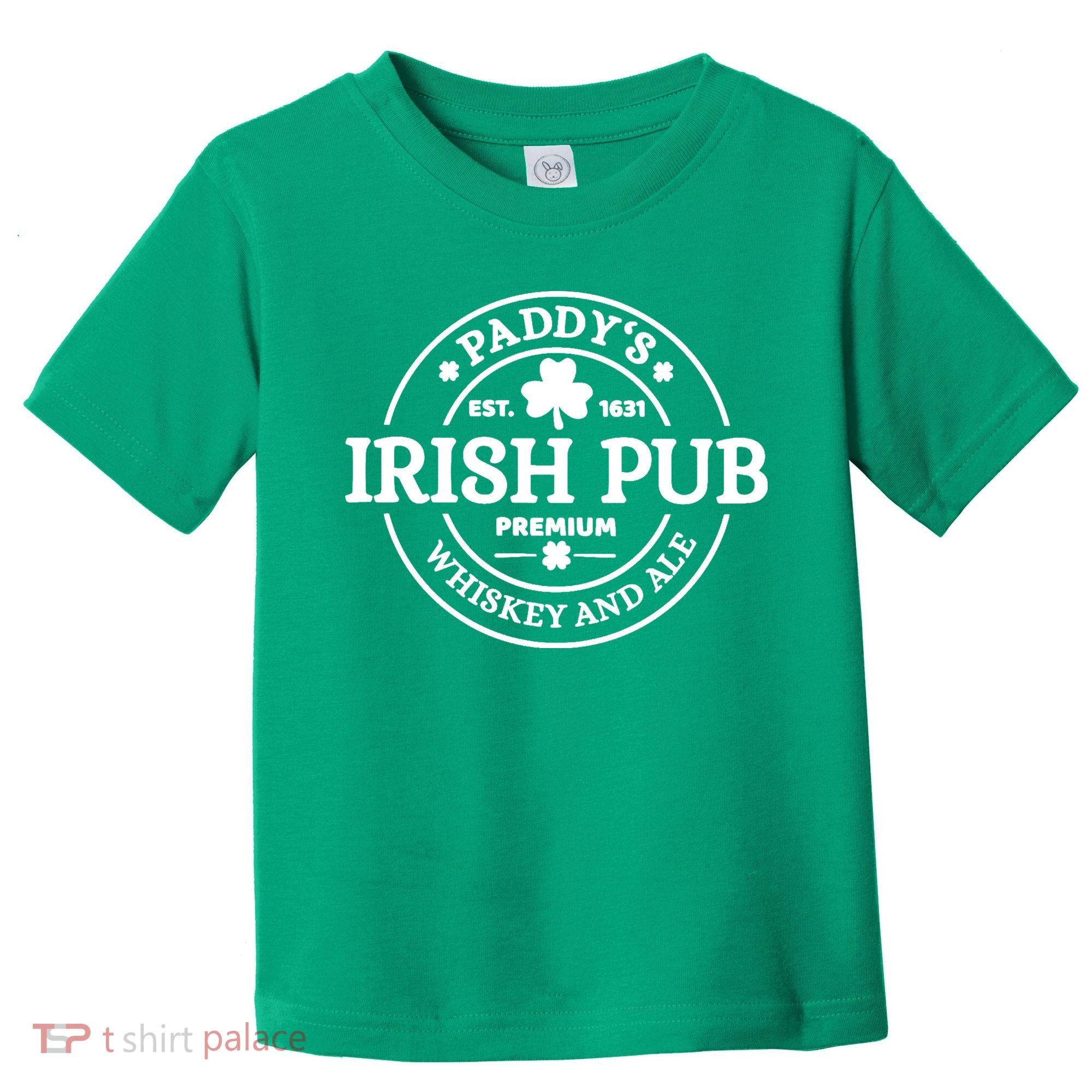 Paddy's Irish Pub Whiskey And Ale Toddler T-Shirt