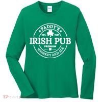 Paddy's Irish Pub Whiskey And Ale Women's Long Sleeve Shirt thumb 0