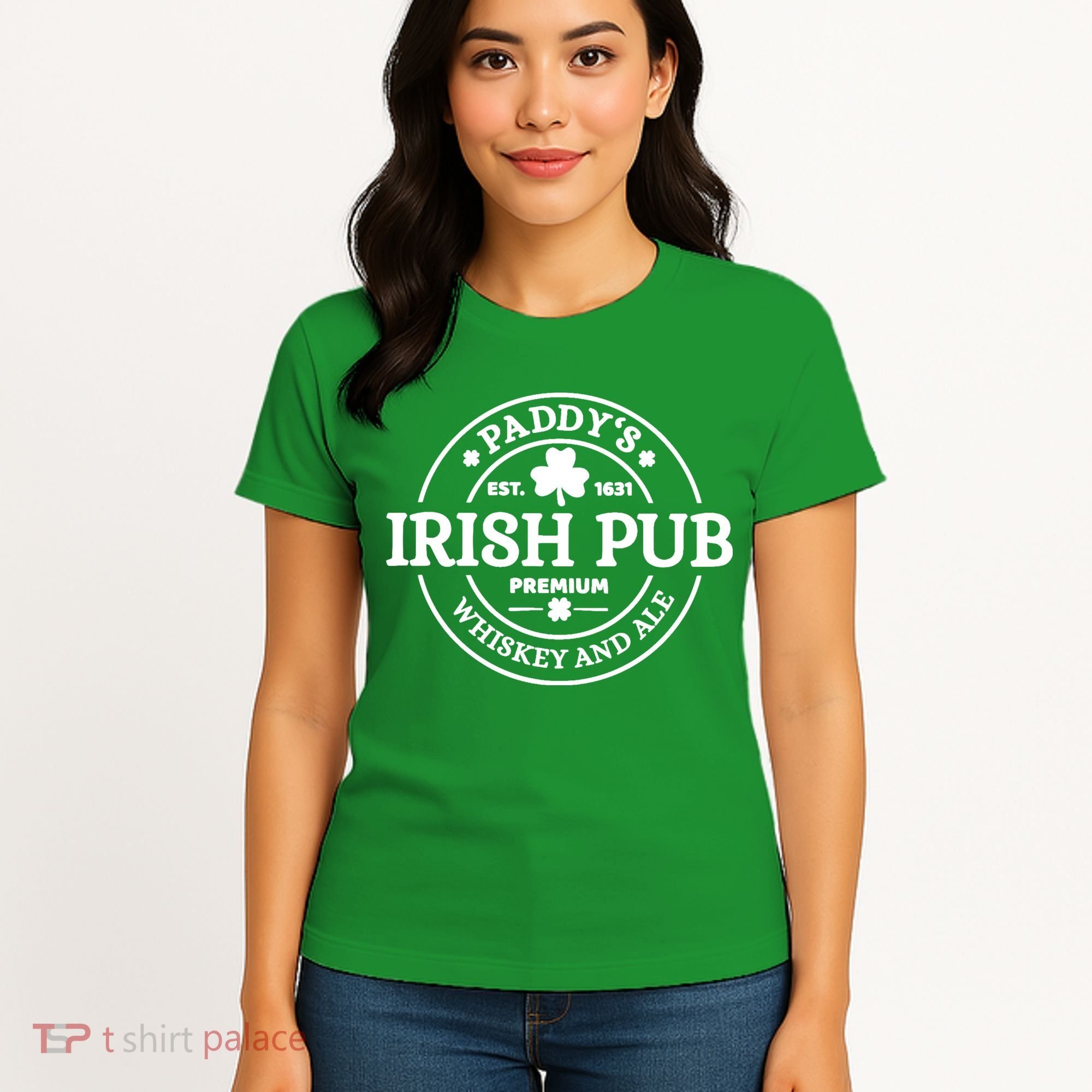 Paddy's Irish Pub Whiskey And Ale Women's T-Shirt