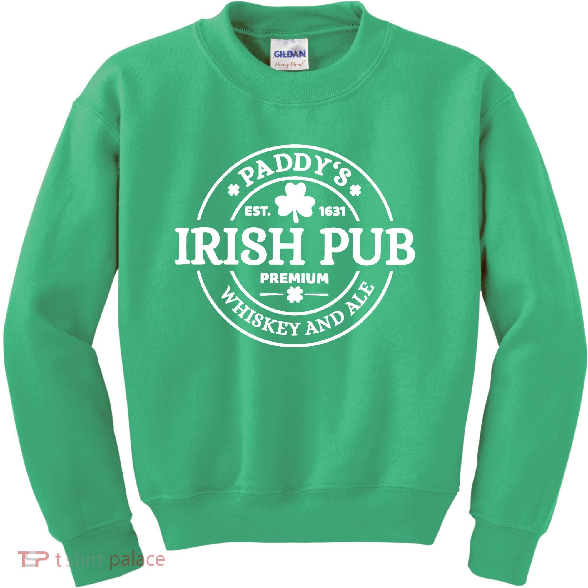 Paddy's Irish Pub Whiskey And Ale Kids Sweatshirt