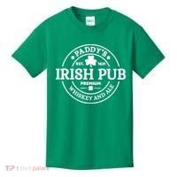 Paddy's Irish Pub Whiskey And Ale Kids T-Shirt thumb 0