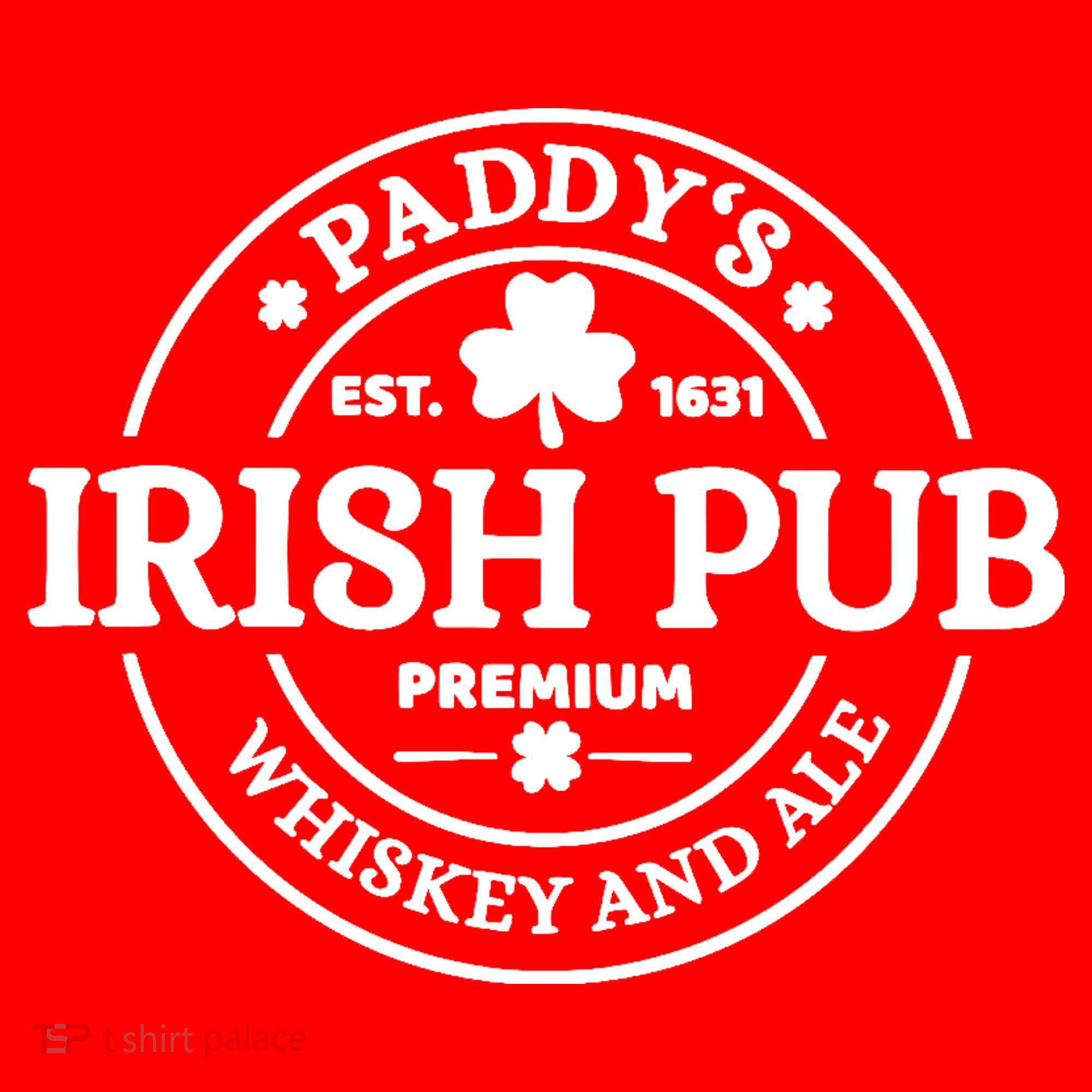 Paddy's Irish Pub Whiskey And Ale Santa Hat