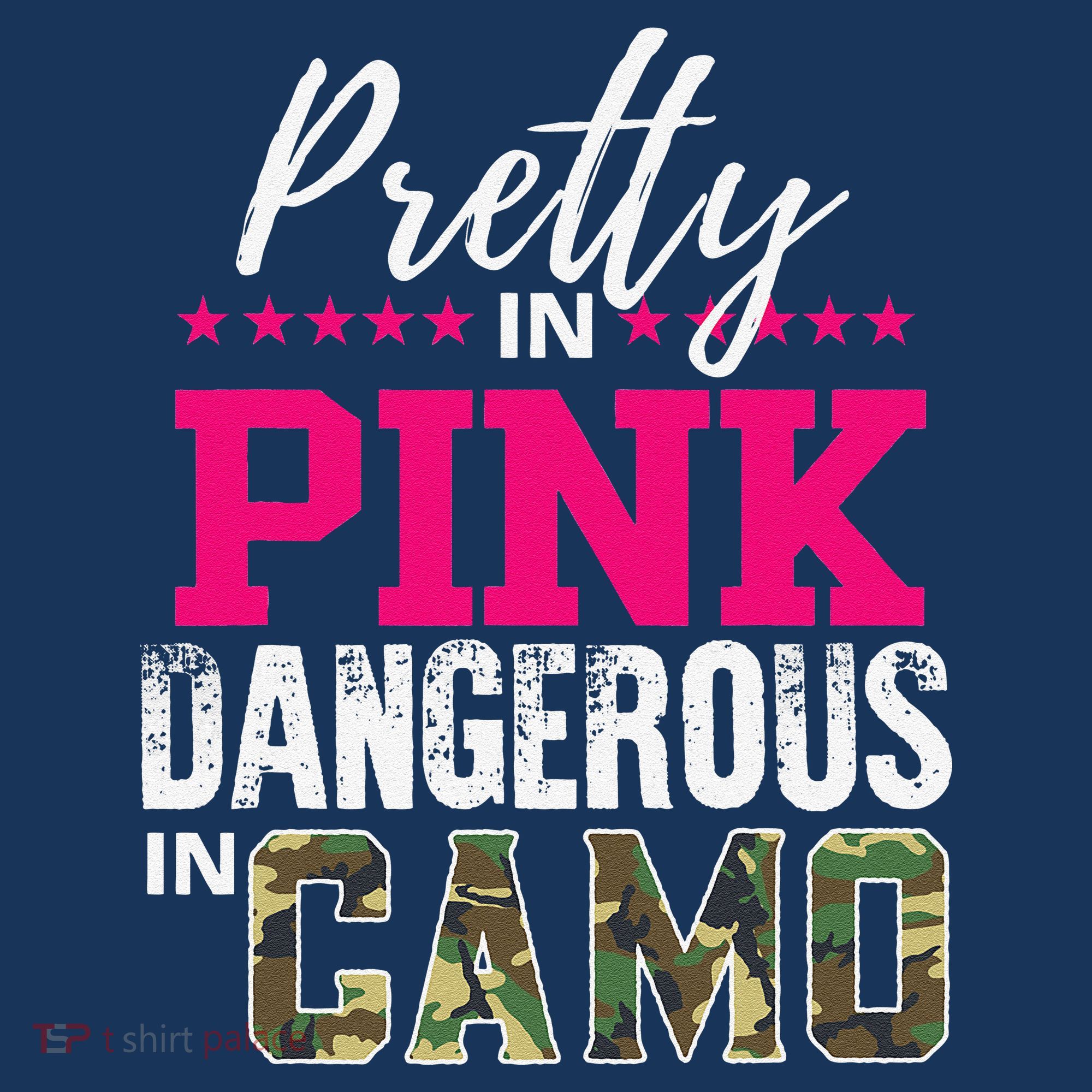 Pretty In Pink Dangerous In Camo Hunting Girl Hoodie
