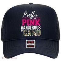 Pretty In Pink Dangerous In Camo Hunting Girl Hat thumb 0
