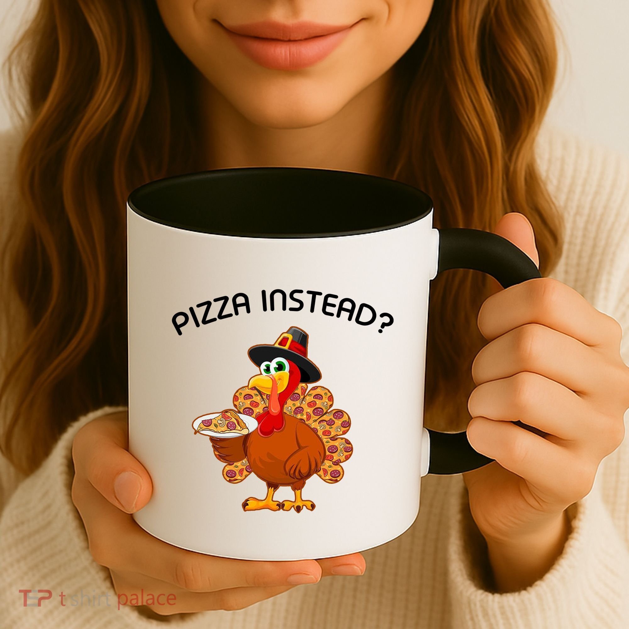 Pizza Instead Pizza Lover Hate Turkey Coffee Mug