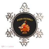 Pizza Instead Pizza Lover Hate Turkey Ornament thumb 0