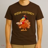 Pizza Instead Pizza Lover Hate Turkey T-Shirt thumb 3