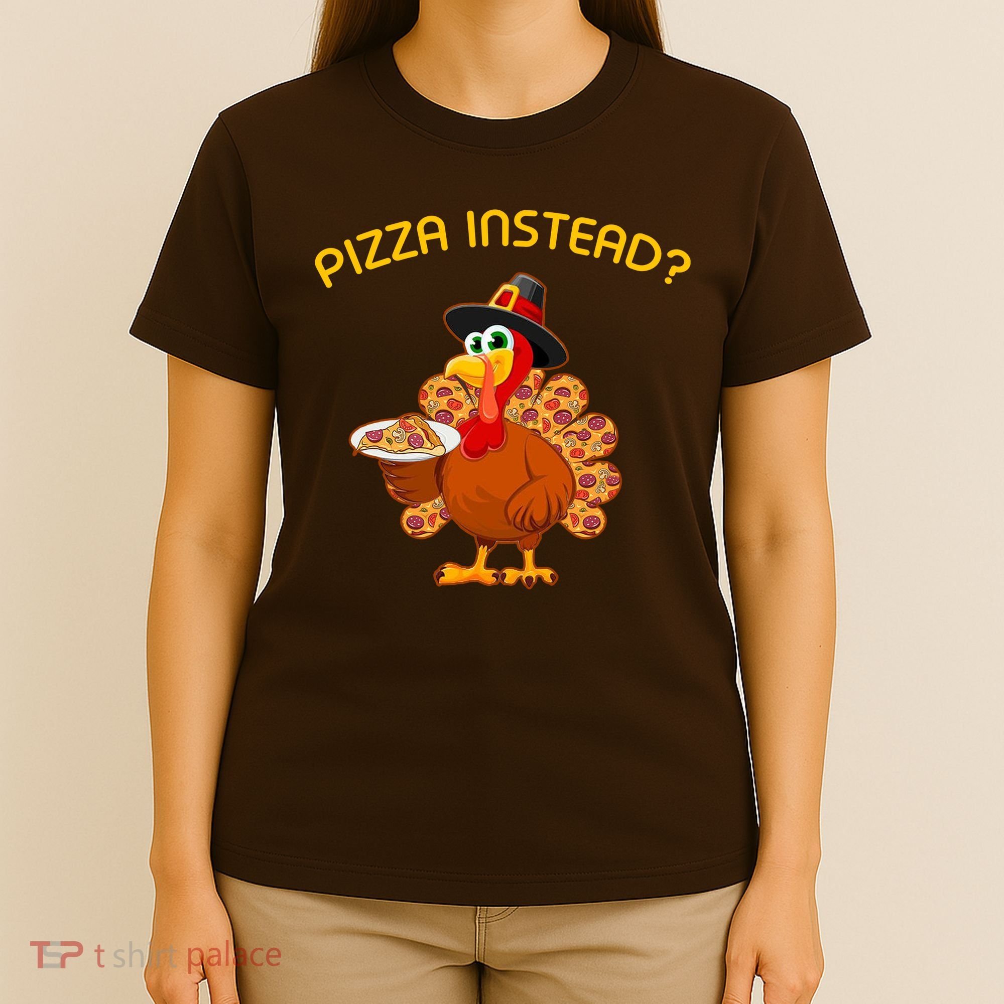 Pizza Instead Pizza Lover Hate Turkey T-Shirt