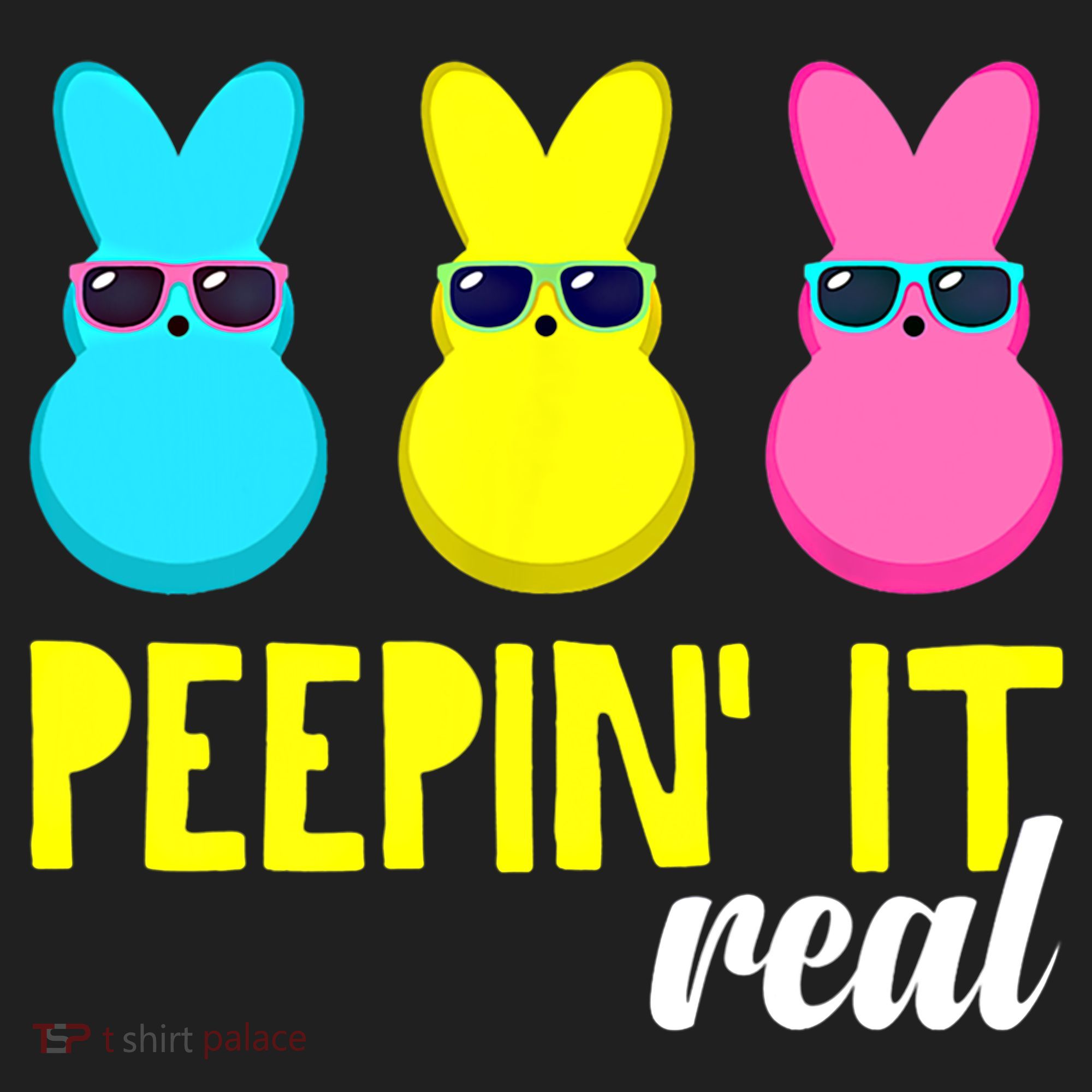 Peepin It Real Happy Easter Bunny Egg Gift Women's Sweatshirt