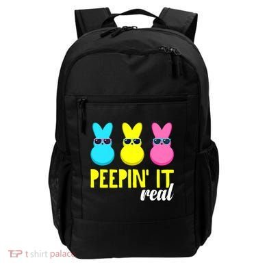 Peepin It Real Happy Easter Bunny Egg Gift Backpack