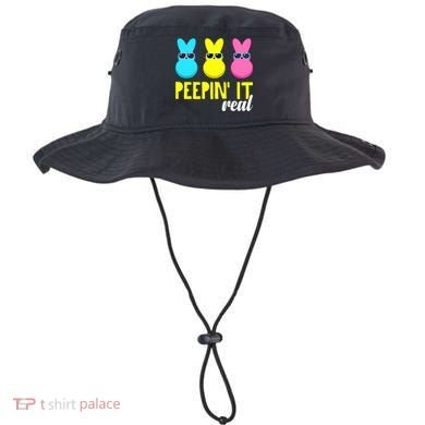 Peepin It Real Happy Easter Bunny Egg Gift Bucket Hat