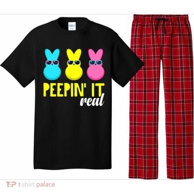 Peepin It Real Happy Easter Bunny Egg Gift Pajama Set