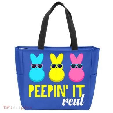 Peepin It Real Happy Easter Bunny Egg Gift Tote Bag