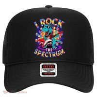 Proud I ROCK THE SPECTRUM Autism Awareness Teacher Love Hat thumb 0