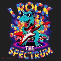 Proud I ROCK THE SPECTRUM Autism Awareness Teacher Love Golf Towel thumb 3