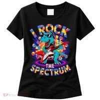 Proud I ROCK THE SPECTRUM Autism Awareness Teacher Love Women's T-Shirt thumb 0