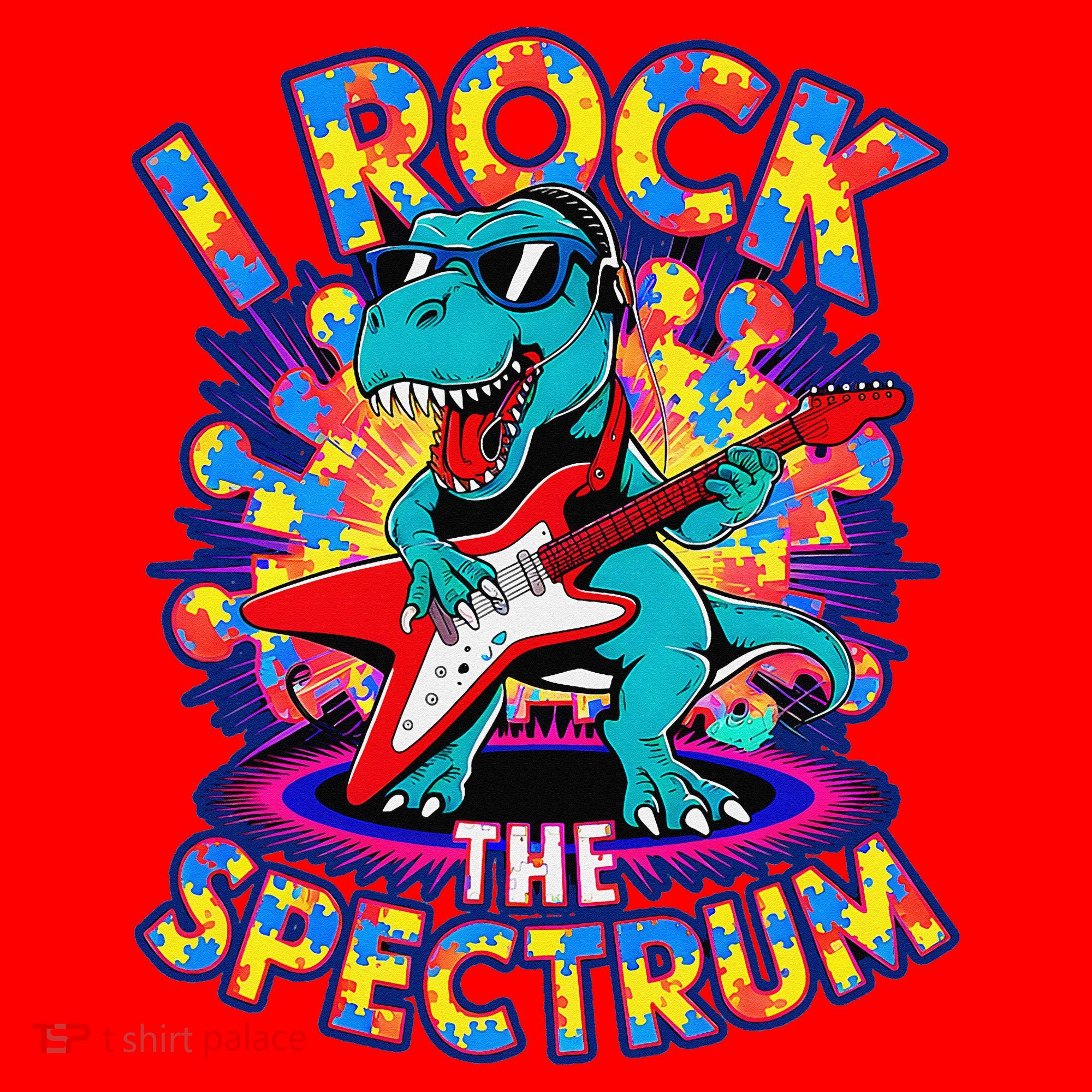 Proud I ROCK THE SPECTRUM Autism Awareness Teacher Love Santa Hat