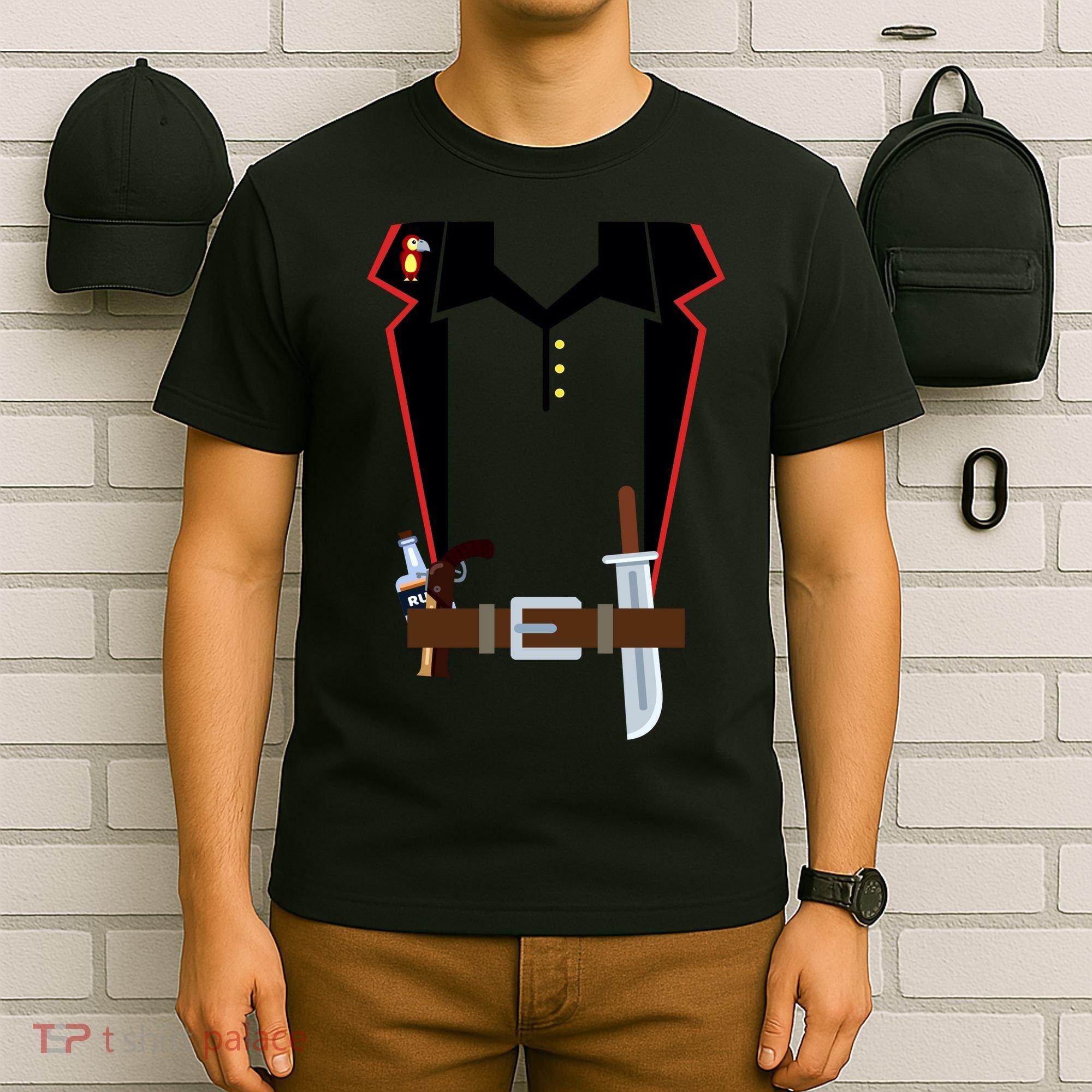 Pirate Costume Uniform T-Shirt