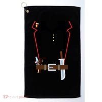 Pirate Costume Uniform Golf Towel thumb 0