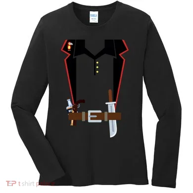 Pirate Costume Uniform Women's Long Sleeve Shirt