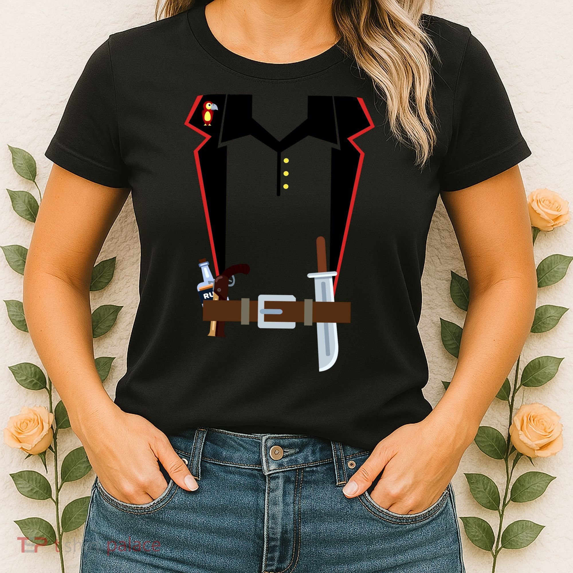 Pirate Costume Uniform Women's T-Shirt