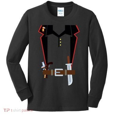 Pirate Costume Uniform Kids Long Sleeve Shirt