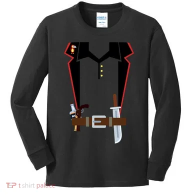 Pirate Costume Uniform Kids Long Sleeve Shirt