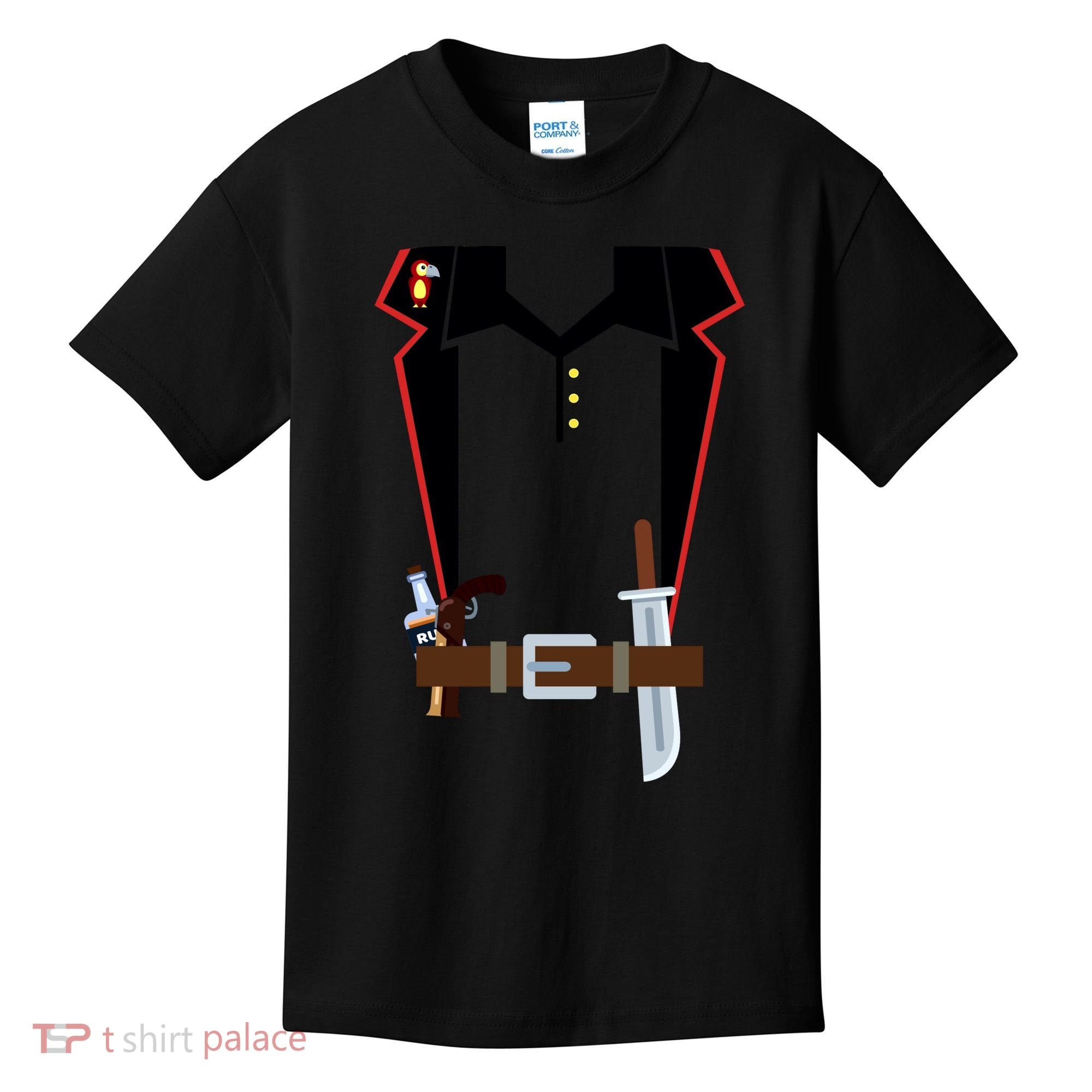 Pirate Costume Uniform Kids T-Shirt