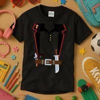 Pirate Costume Uniform Kids T-Shirt thumb 3