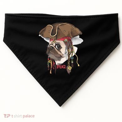 Pirate Pug USA-Made Doggie Bandana