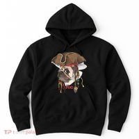 Pirate Pug Hoodie thumb 0