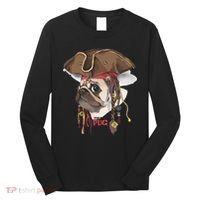 Pirate Pug Long Sleeve Shirt thumb 0