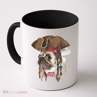 Pirate Pug Coffee Mug thumb 0