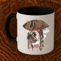 Pirate Pug Coffee Mug thumb 2
