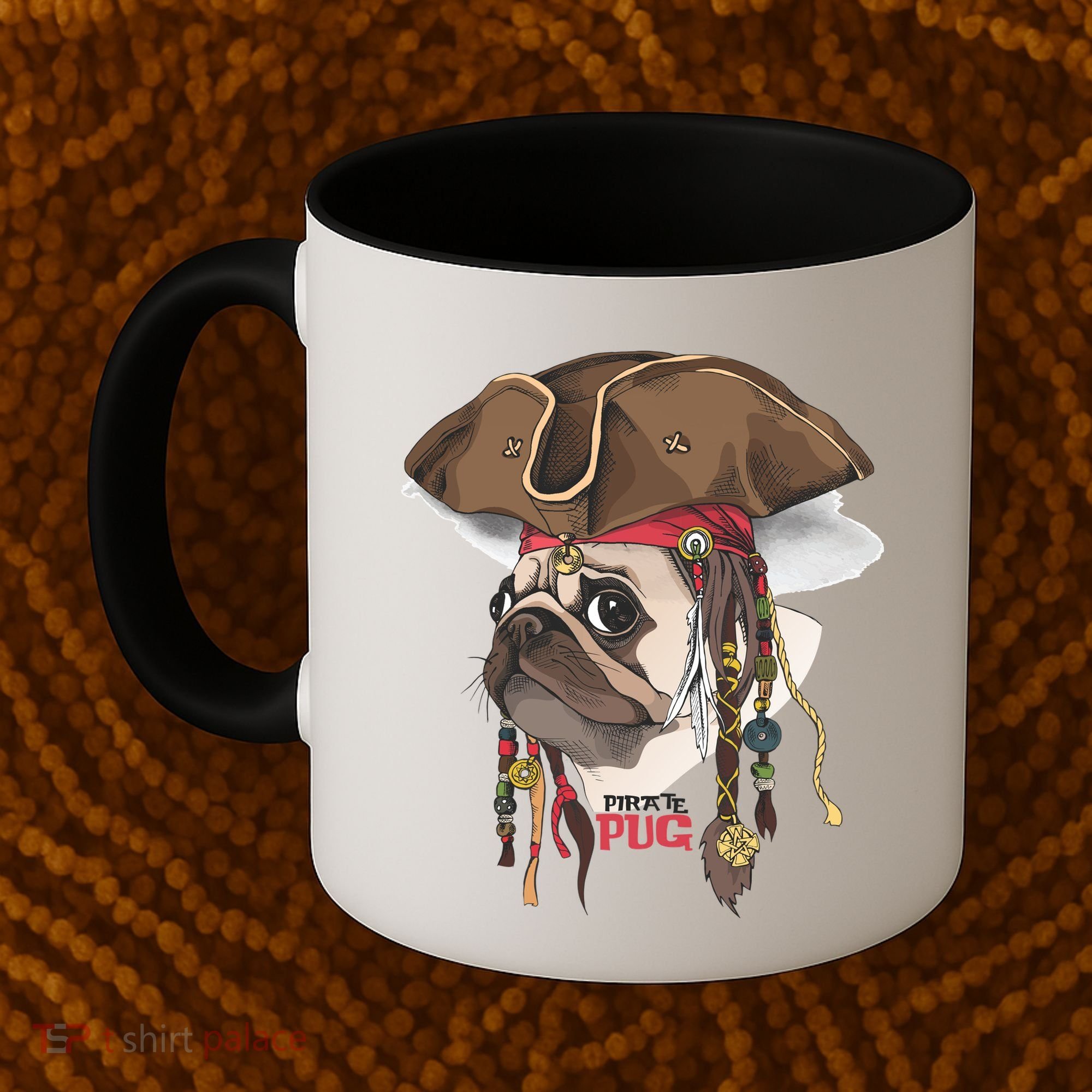 Pirate Pug Coffee Mug