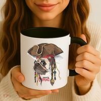 Pirate Pug Coffee Mug thumb 3
