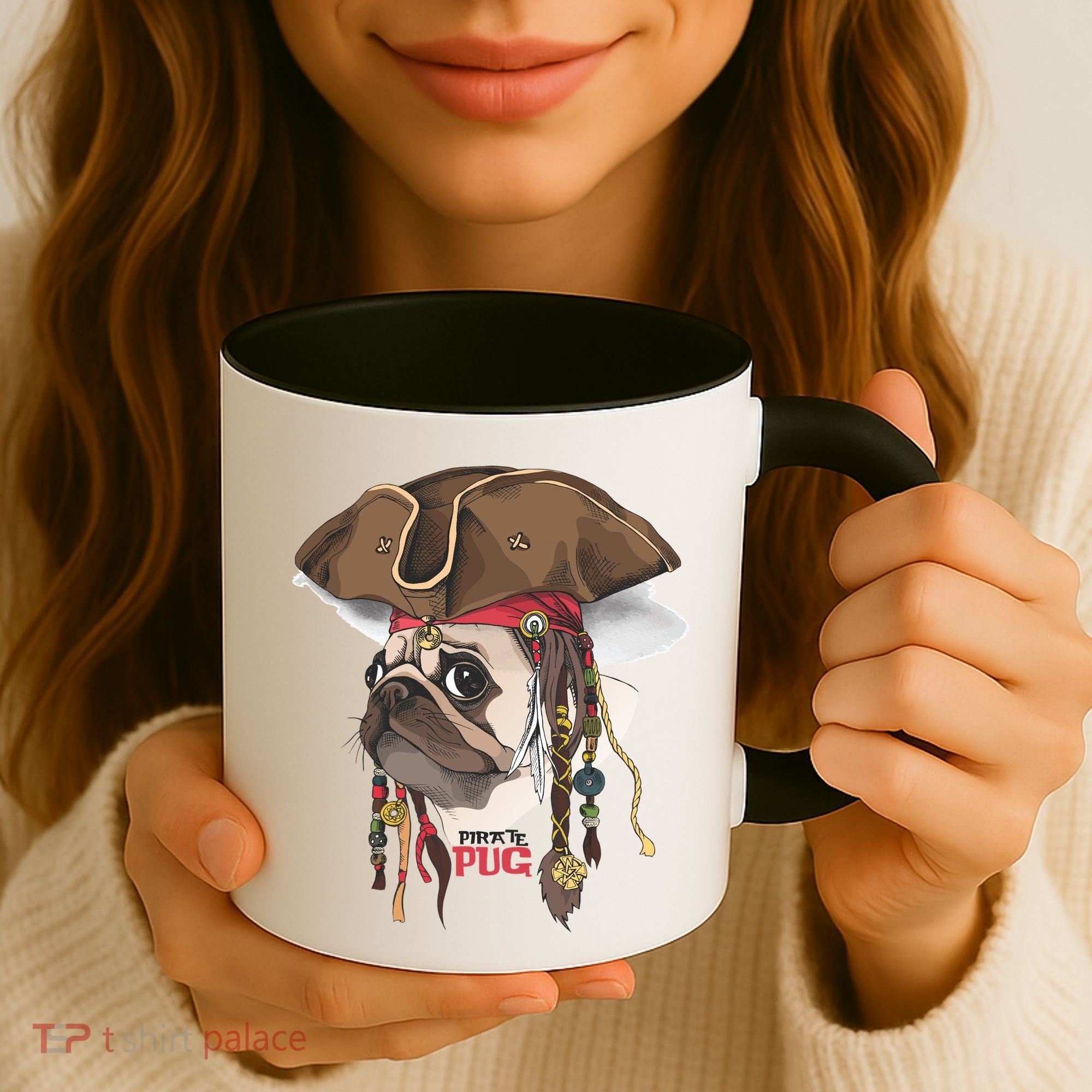 Pirate Pug Coffee Mug