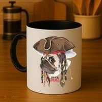 Pirate Pug Coffee Mug thumb 4