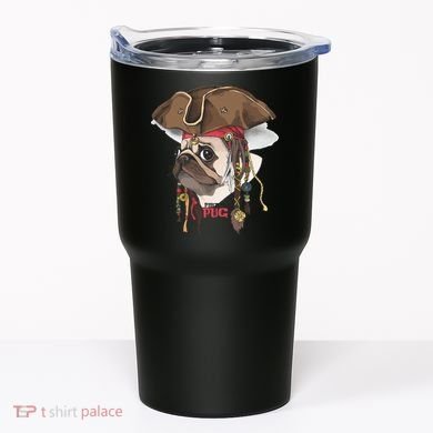 Pirate Pug Tumbler