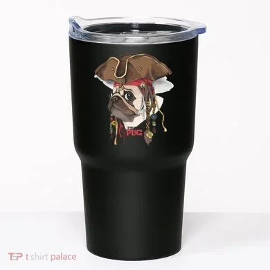 Pirate Pug Tumbler