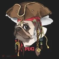 Pirate Pug Tumbler thumb 3